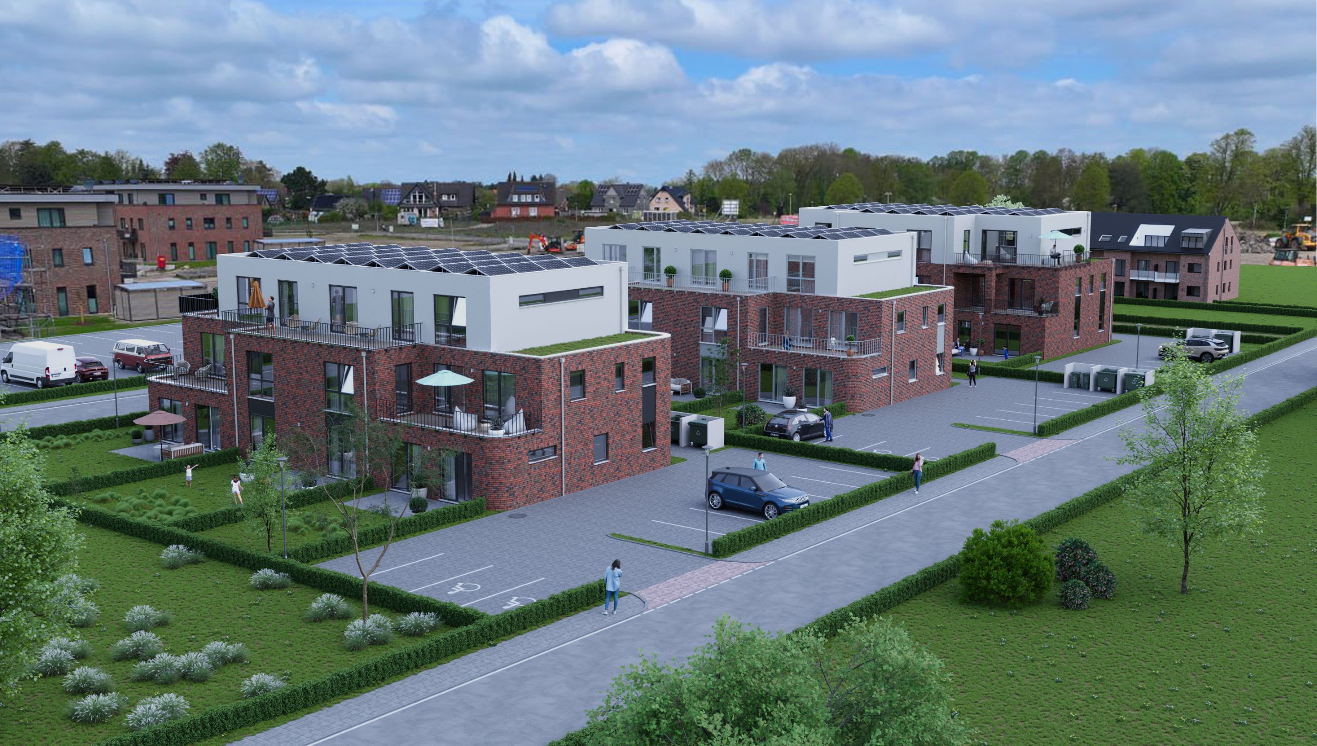 Neubau von 18 Wohneinheiten im Neubaugebiet Schnellenberger Weg 