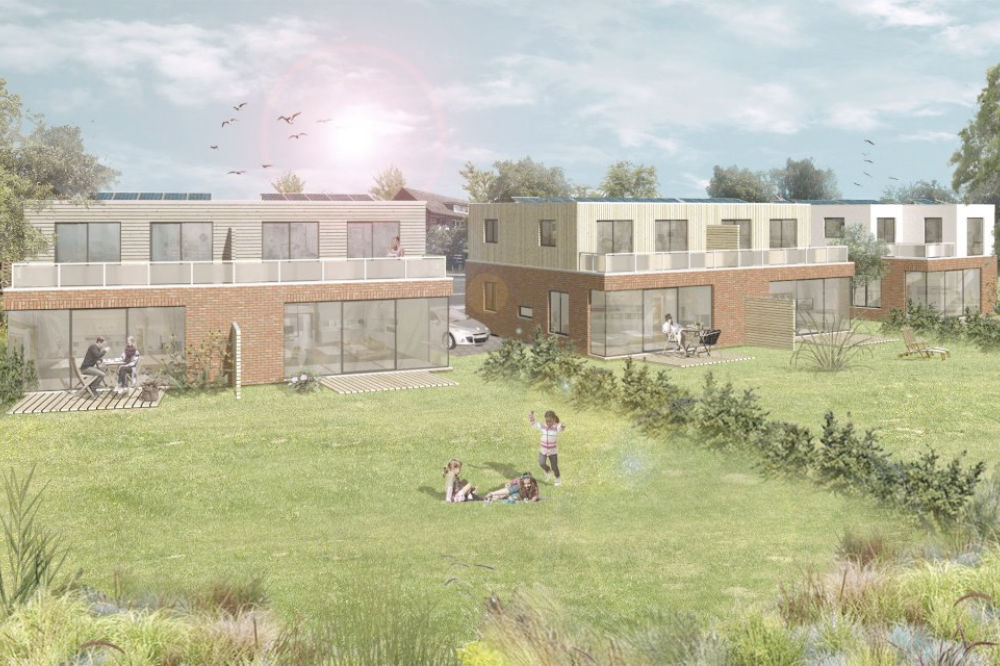 Neubau von 6 Doppelhaushälften in Lüneburg/ Oedeme